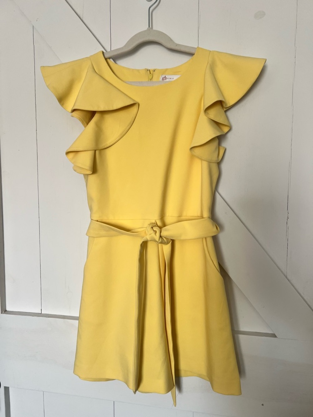 GB girls Yellow romper